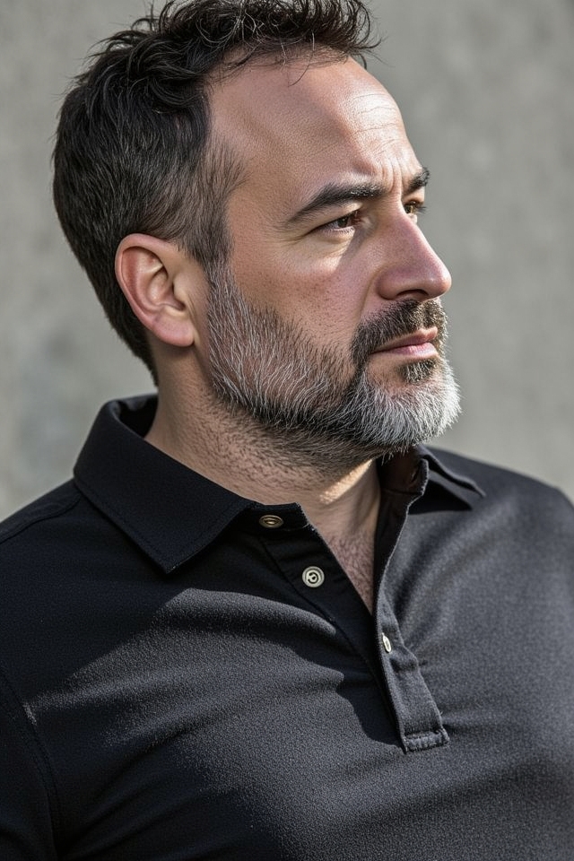 short sides textured top
