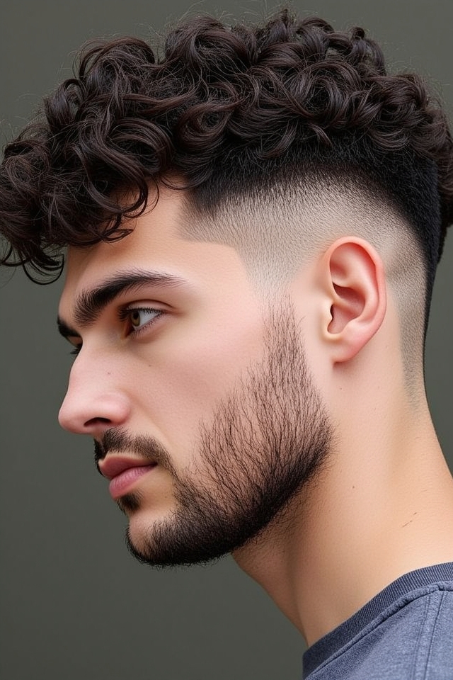 shorter sides longer curls