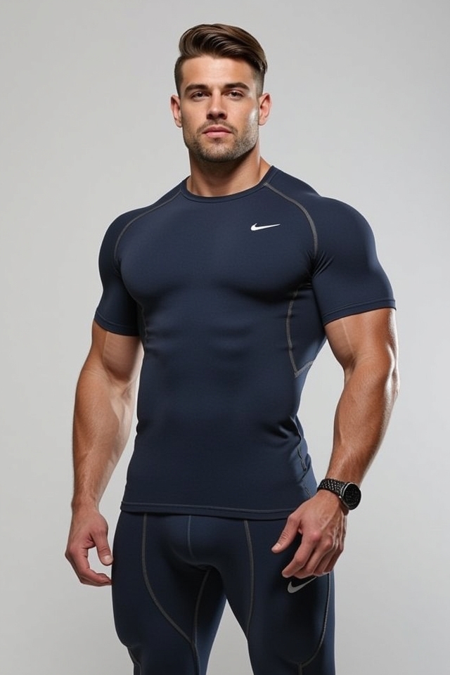 sleek moisture wicking compression set