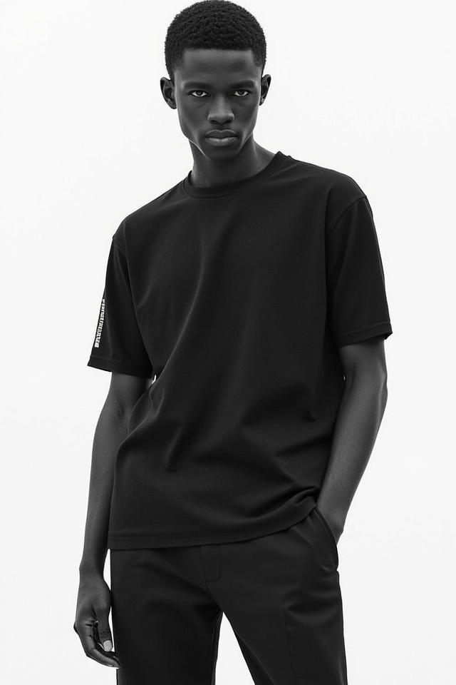 sleek monochrome tailored elegance
