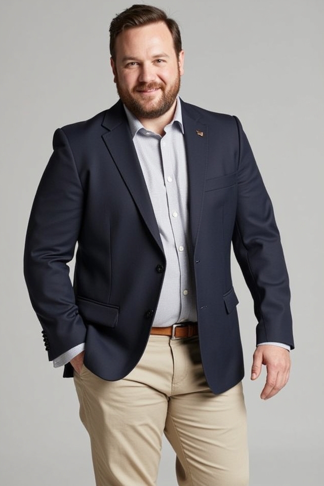 slimming casual blazer combo