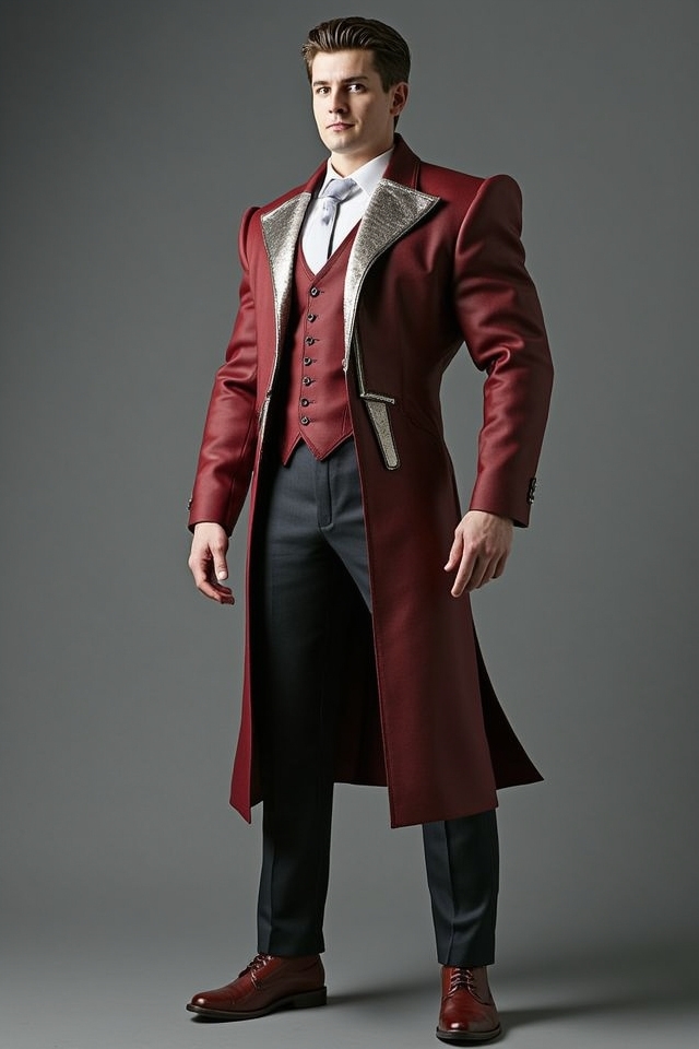 sophisticated double breasted business suit