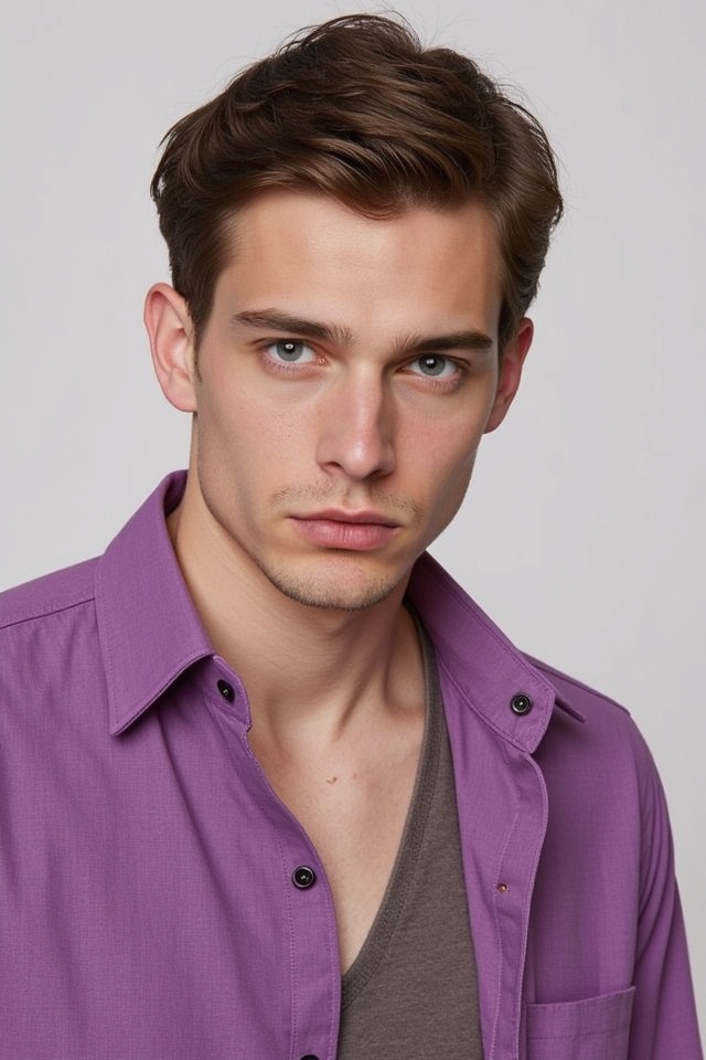 sophisticated mauve office ensemble