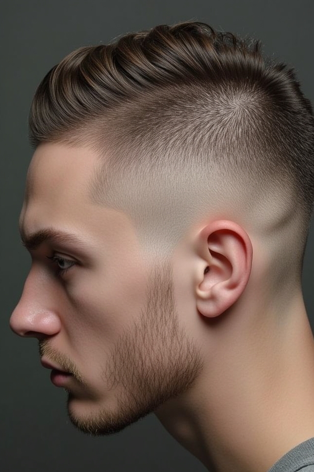 stark contrast undercut style