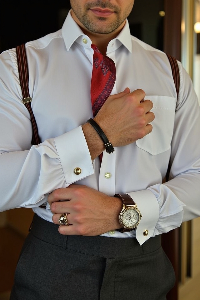 statement accessories enhance ensemble