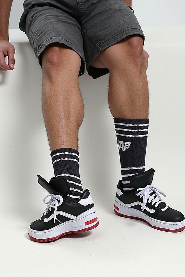 statement socks modern pairing