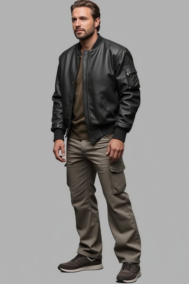 street ready bomber chinos ensemble
