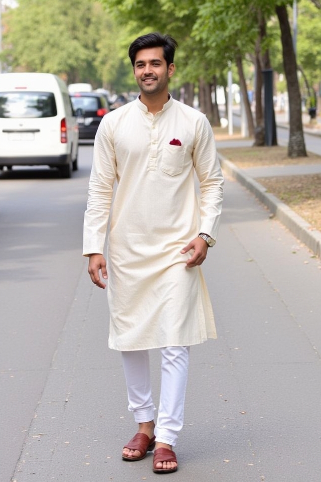 stylish lightweight kurta ensemble