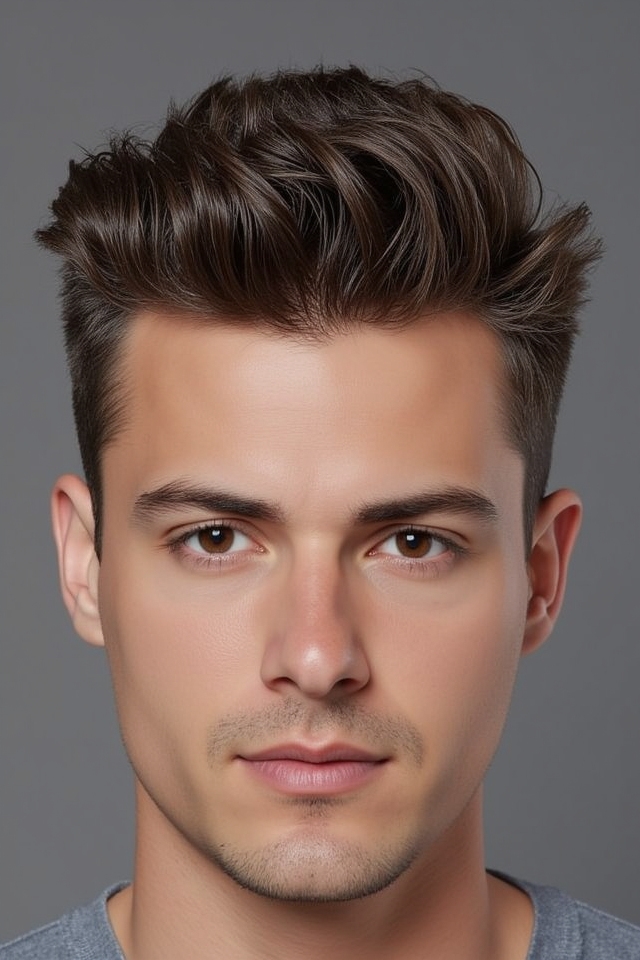 stylish professional quiff hairstyle