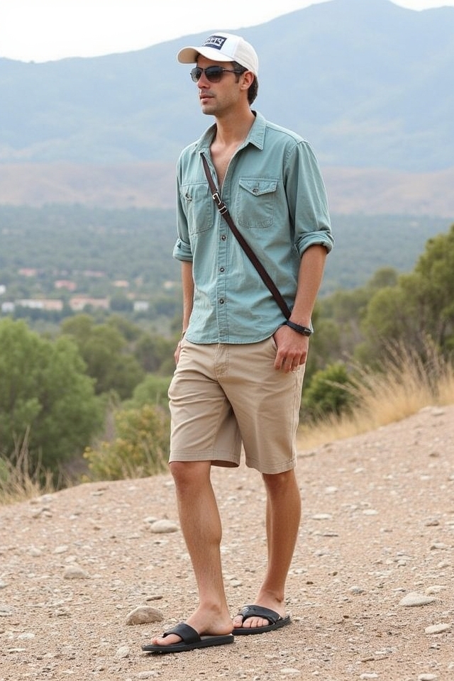 stylish road trip outfit