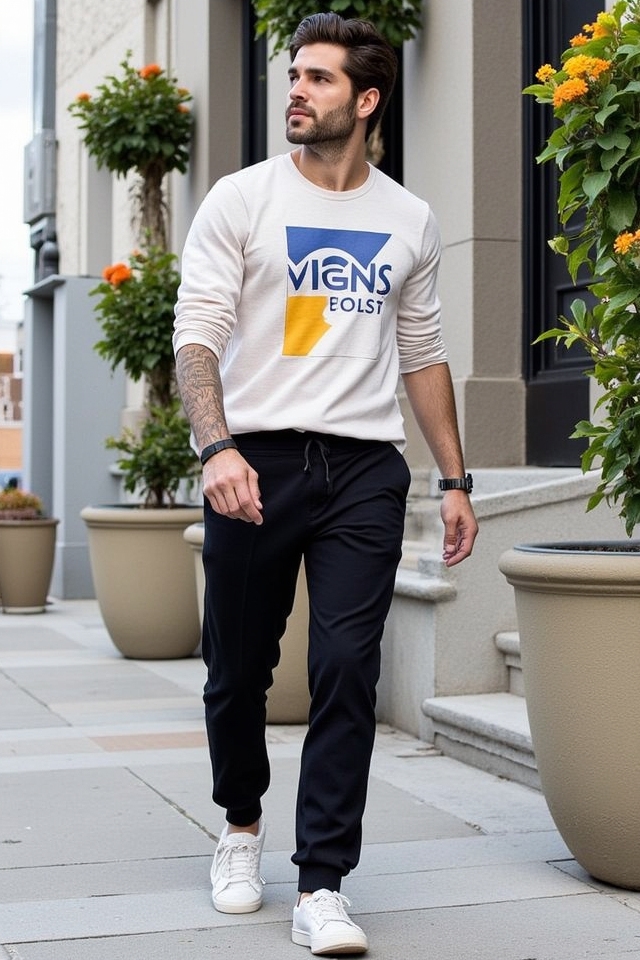 stylish sporty summer outfit