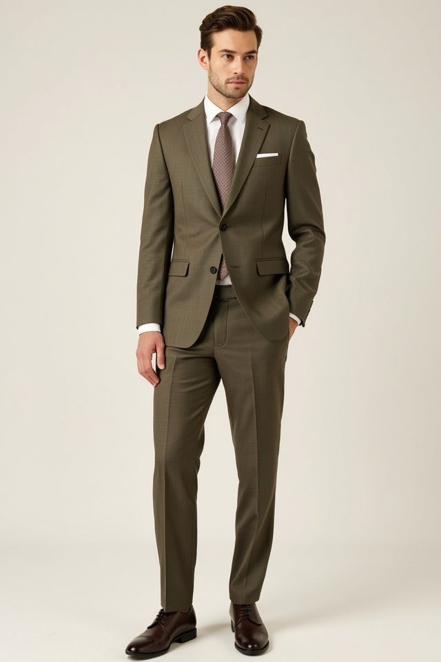 subtle earth tone professional ensemble