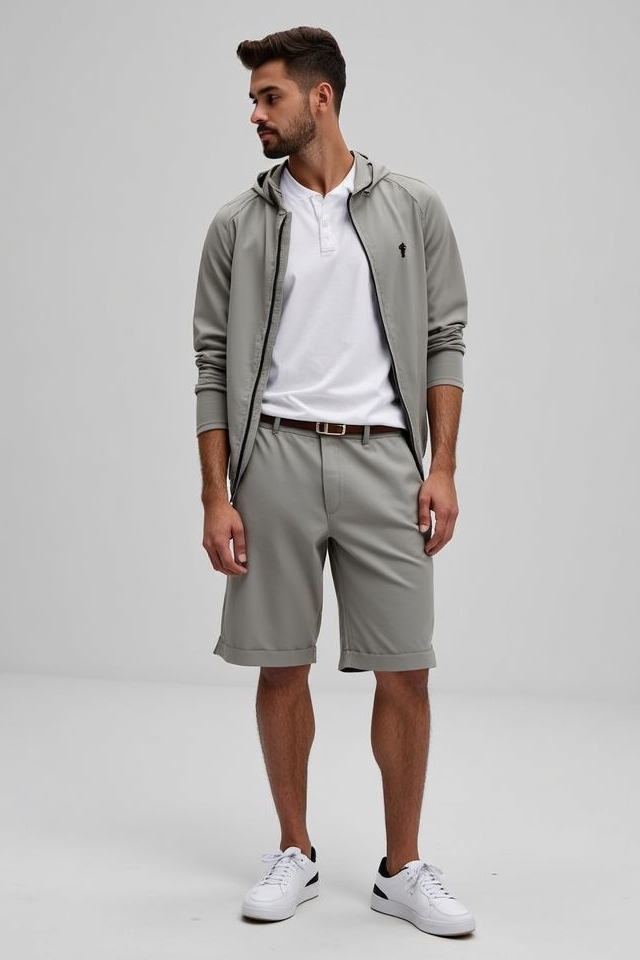 summer athleisure sneaker outfit