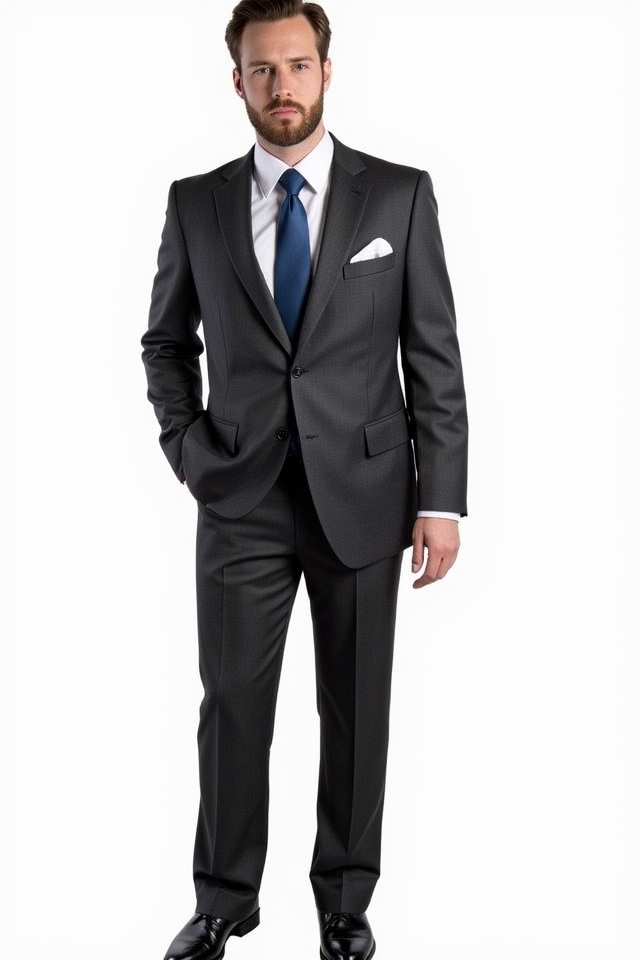 tailored navy blazer ensemble