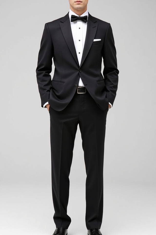 tailored wool formal trousers