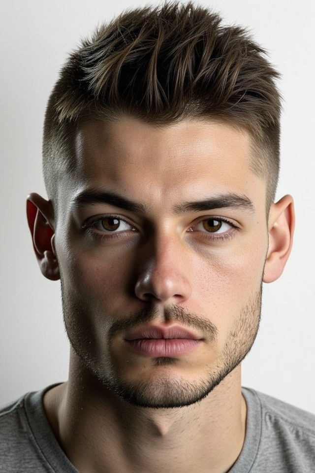 tapered sides with volume