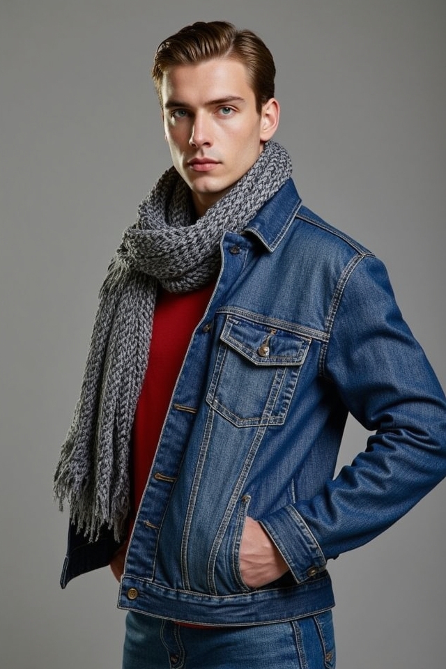 timeless autumn denim ensemble