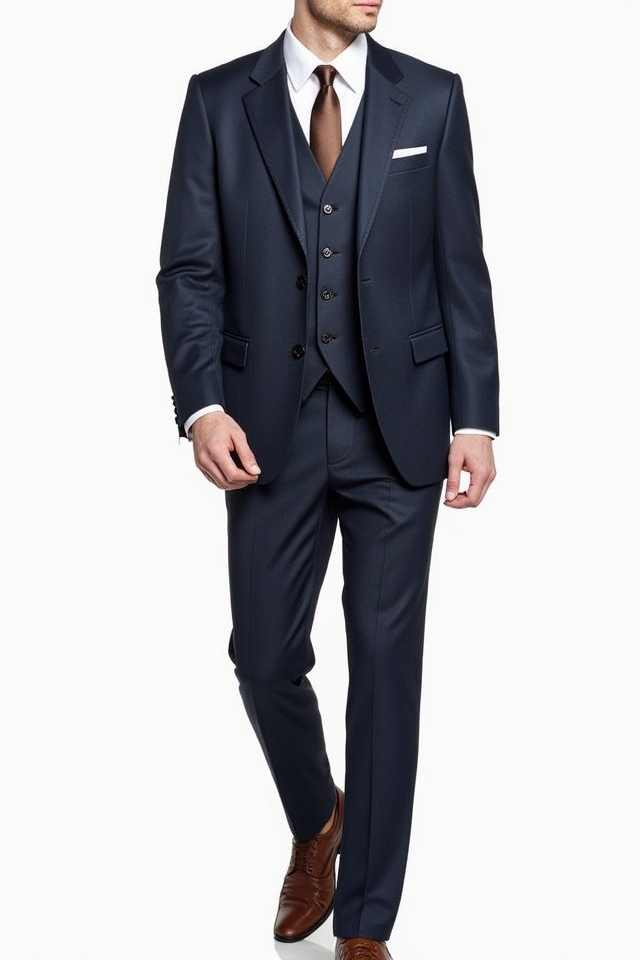 timeless elegant three piece suit