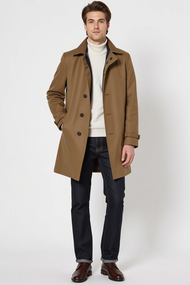 timeless khaki dark jeans
