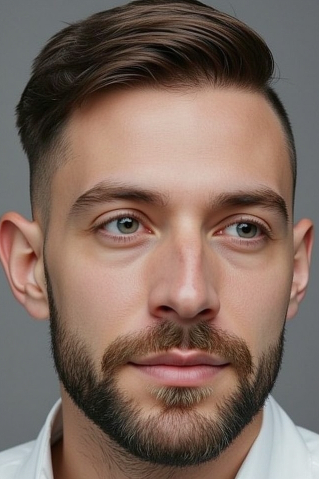 timeless neat fringe haircut