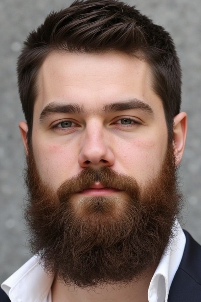 timeless oval short beard