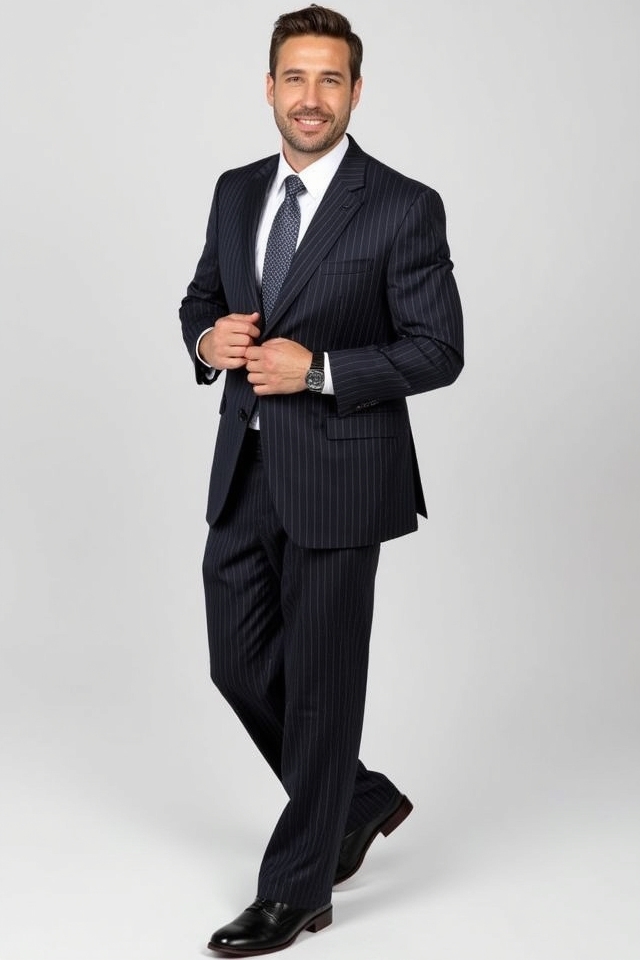 timeless pinstripe business authority