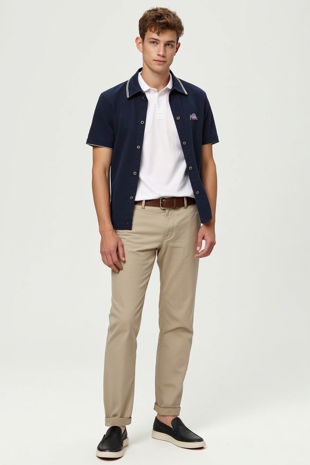 timeless preppy polo ensemble