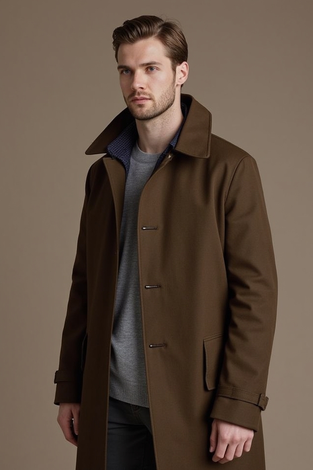 timeless sophisticated brown trench