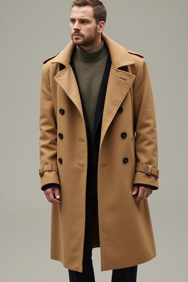 timeless sophisticated camel coat