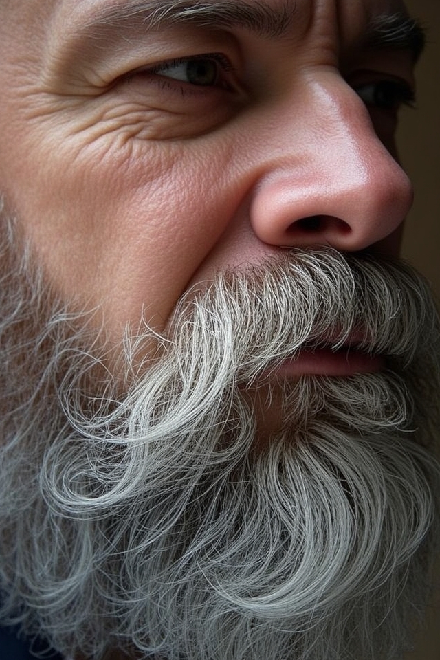 timeless sophisticated salt pepper beard