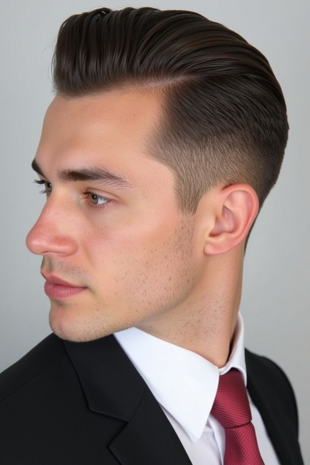 timeless sophisticated slicked back