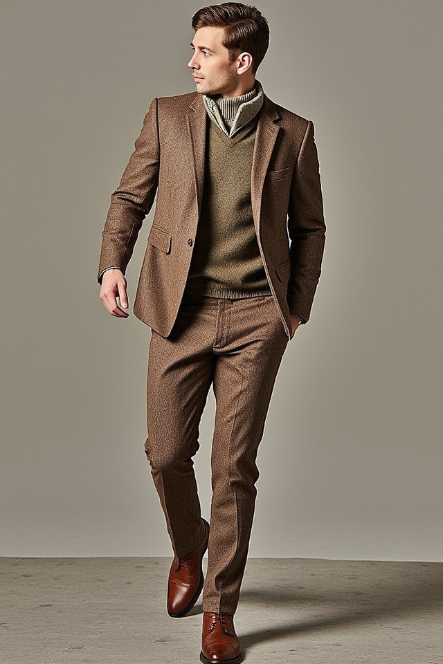 tweed suit autumn vibes