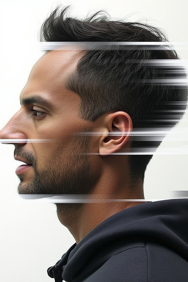 uneven jagged layered hairstyle