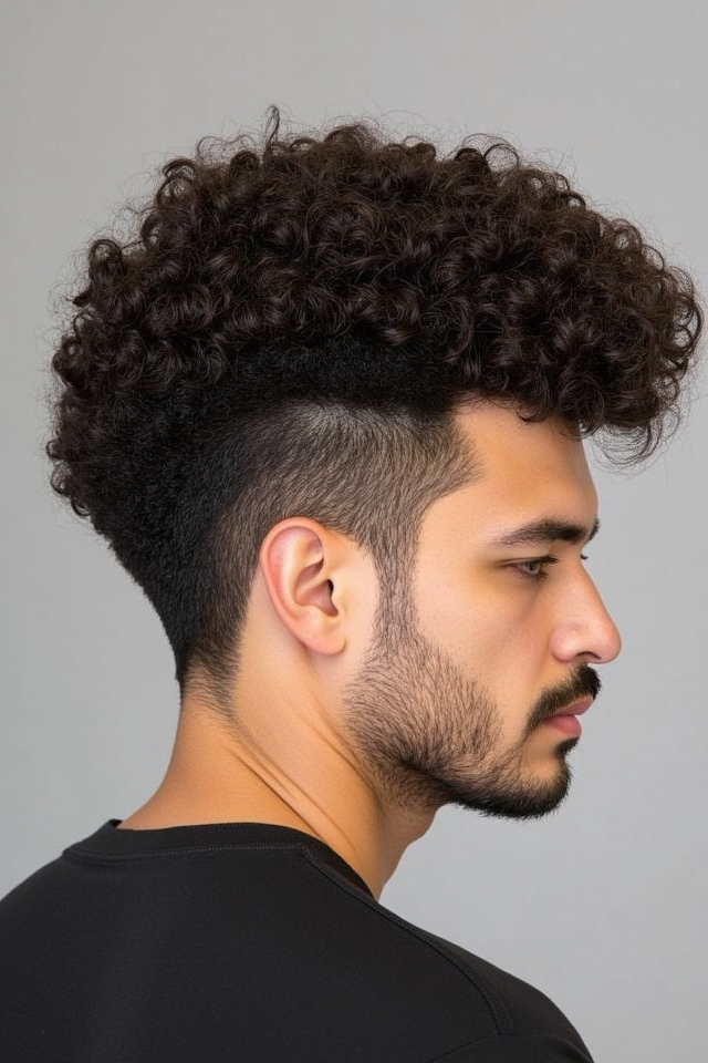 unique curly side sweep