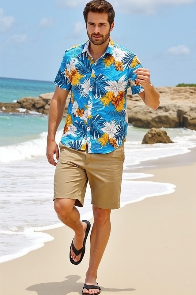 vacation ready floral outfit
