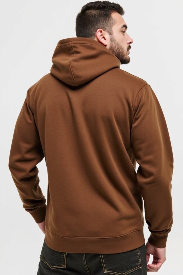 versatile stylish brown hoodie
