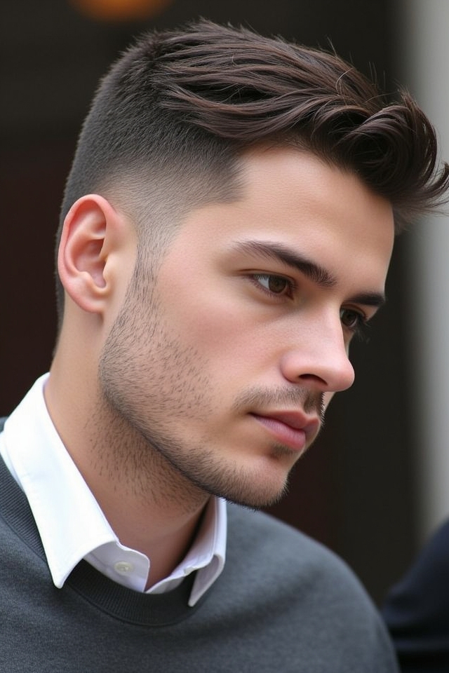 versatile stylish short quiff