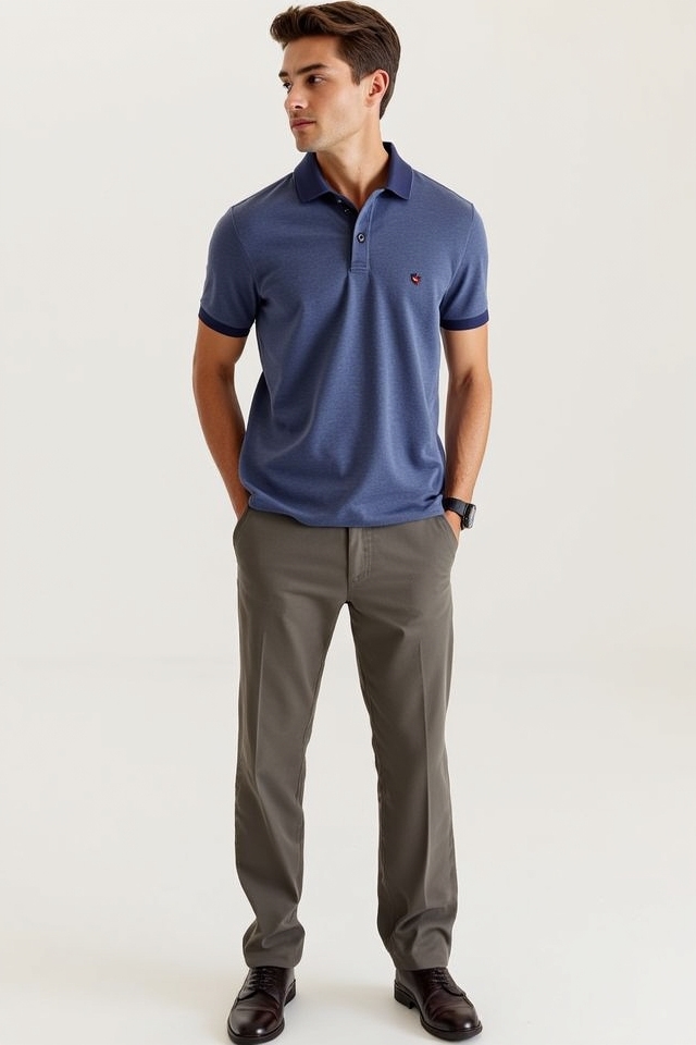 versatile tailored chinos polo