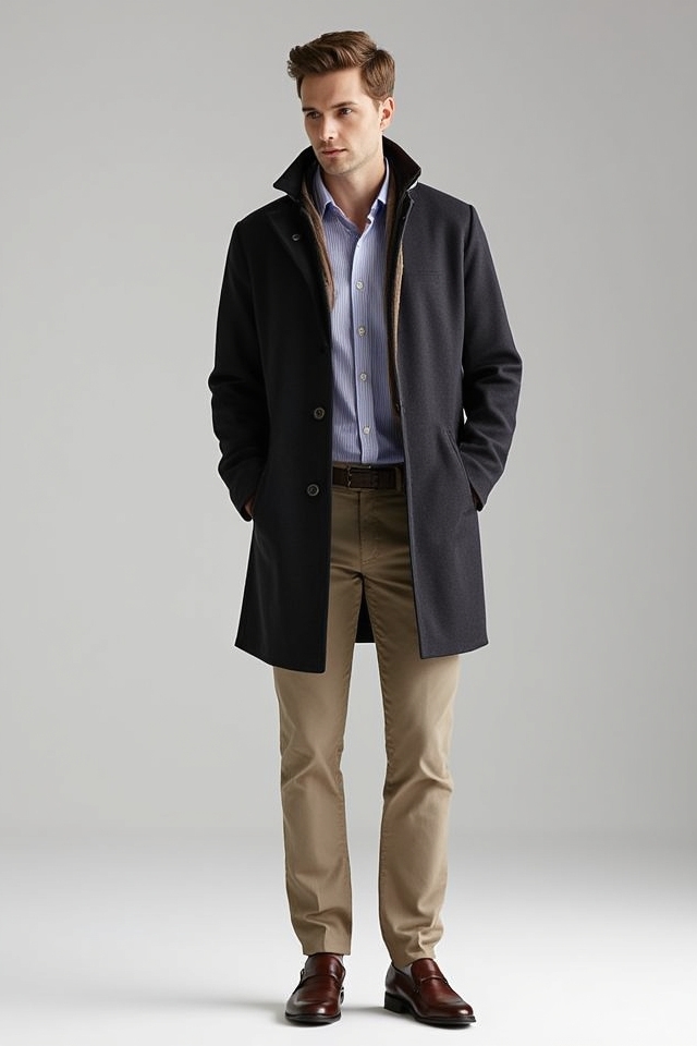 versatile tailored overcoat ensemble