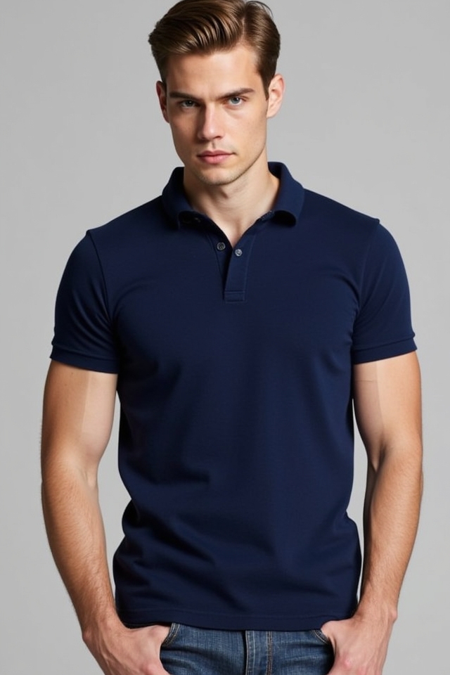 versatile timeless navy polo