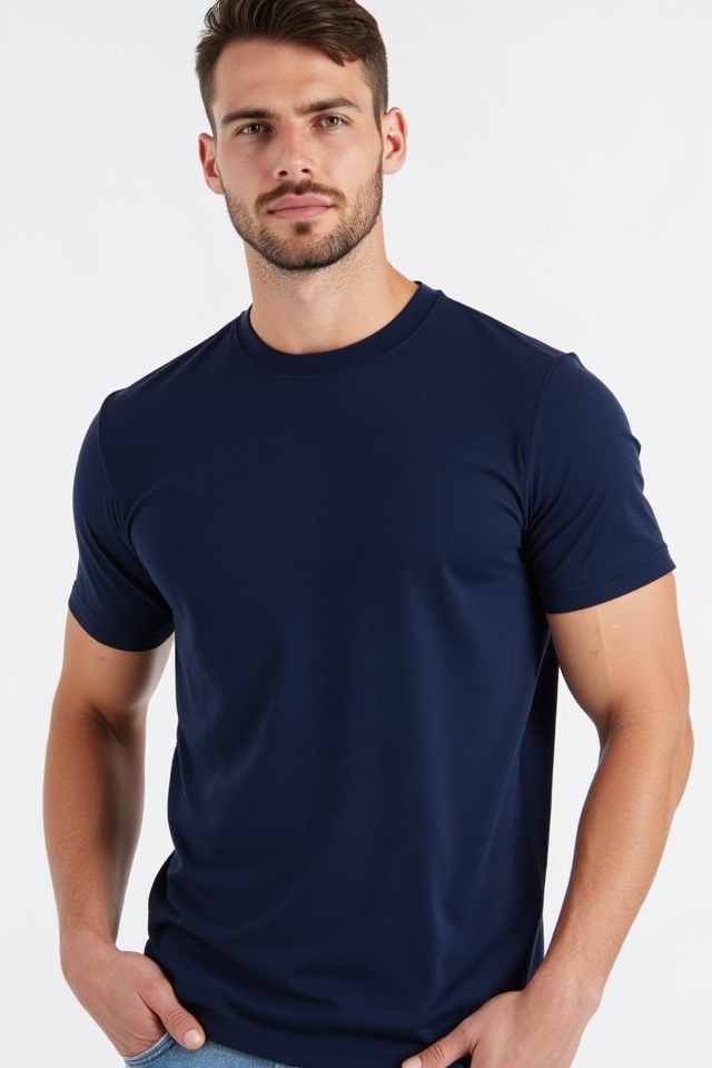 versatile timeless navy t shirt