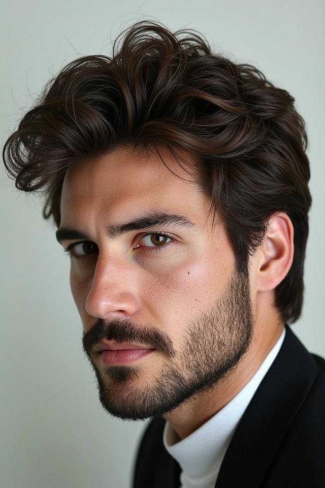 versatile wavy layered haircut