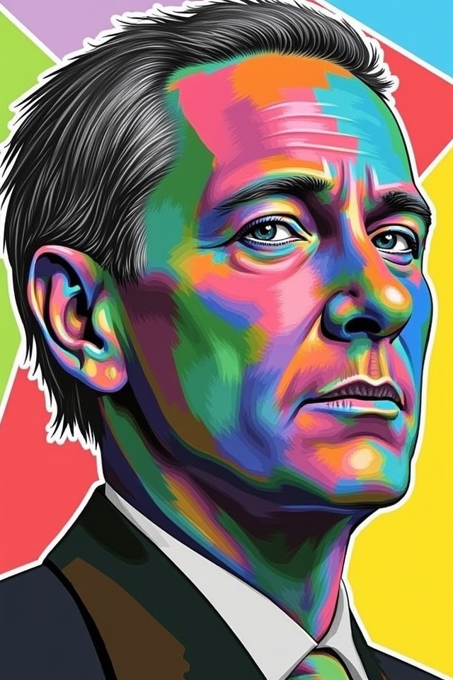 vibrant contrasting color blocks