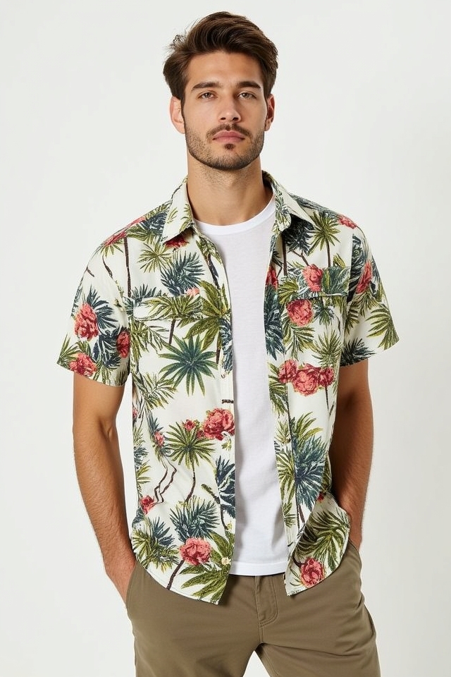 vibrant tropical summer shirts