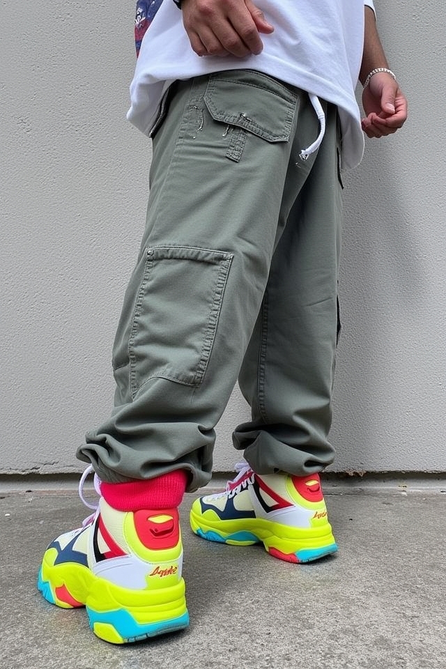 vibrant y2k sneaker style