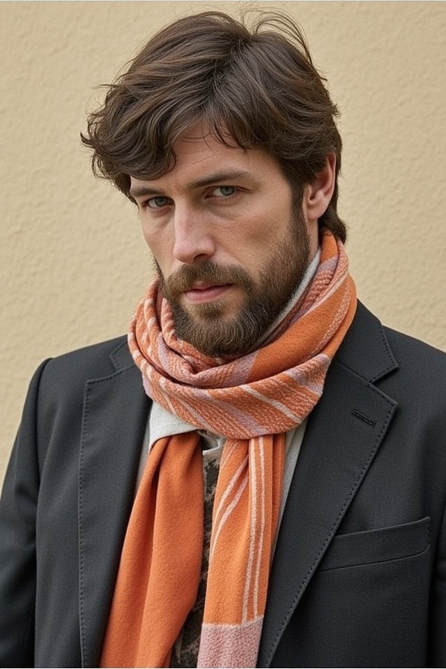 vintage retro scarf ensemble