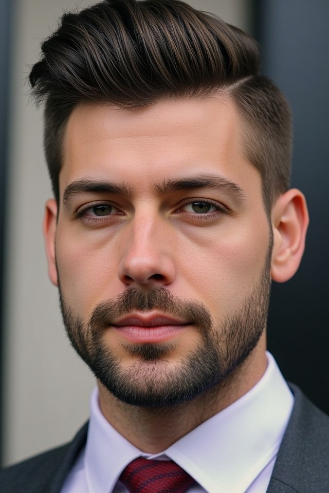 voluminous top tapered sides