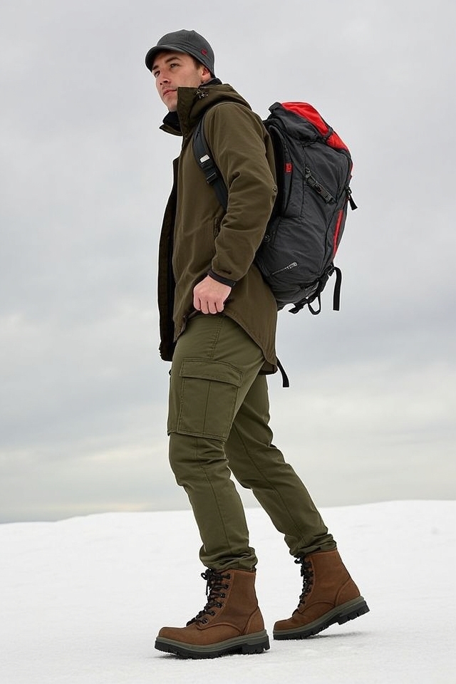 waterproof boots outdoor ensemble