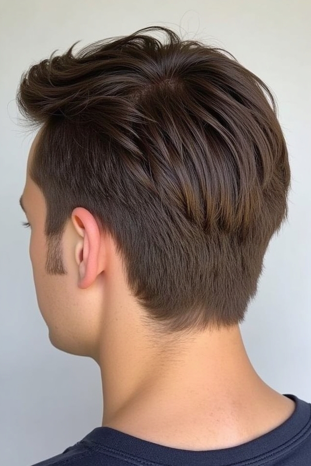wavy hair swept naturally
