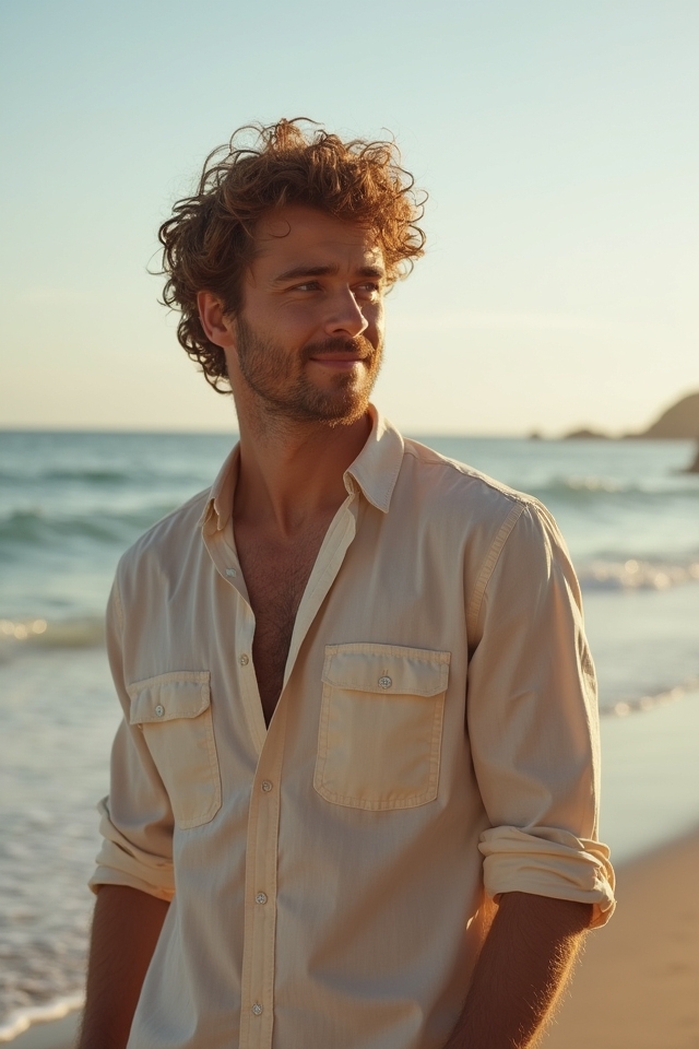 beachy textured waves hairstyle